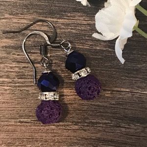 Essential oil diffuser earrings